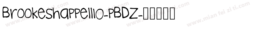 Brookeshappell10-pBDZ字体转换