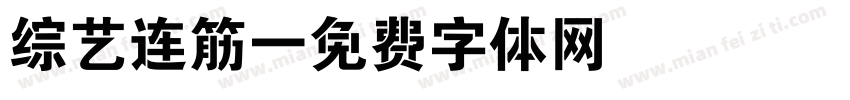 综艺连筋字体转换