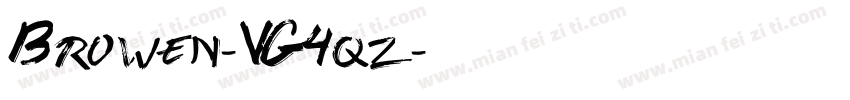 Browen-VG4qz字体转换