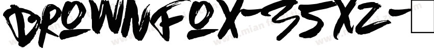BrownFox-35XZ字体转换