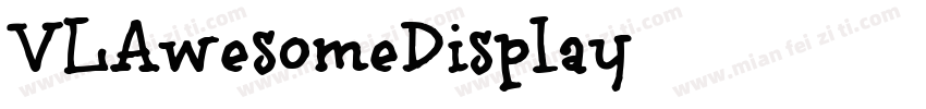 VLAwesomeDisplay字体转换