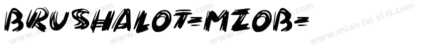 Brushalot-MzOB字体转换