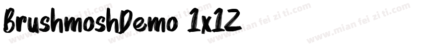 BrushmoshDemo-1x1Z字体转换