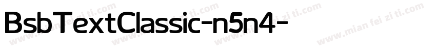BsbTextClassic-n5n4字体转换