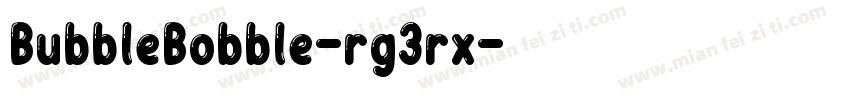 BubbleBobble-rg3rx字体转换