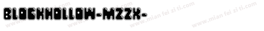 BlockHollow-Mzzx字体转换