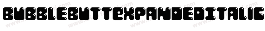 BubbleButtExpandedItalic-gzzY字体转换