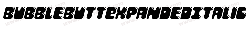 BubbleButtExpandedItalic-gzzY字体转换