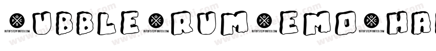 BubbleFrumDemoShadow-K7V3X字体转换