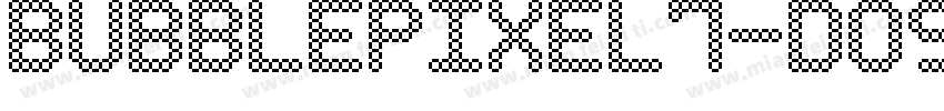 BubblePixel7-do9x字体转换