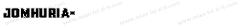 Jomhuria字体转换