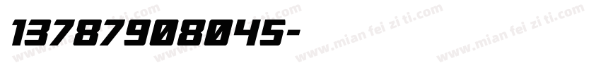 13787908045字体转换