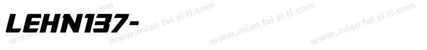 LEHN137字体转换