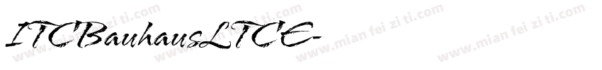 ITCBauhausLTCE字体转换