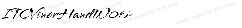ITCVinerHandW05字体转换