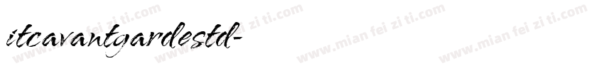 itcavantgardestd字体转换