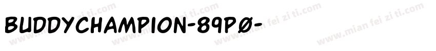 BuddyChampion-89p0字体转换