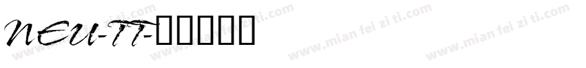 NEU-TT字体转换