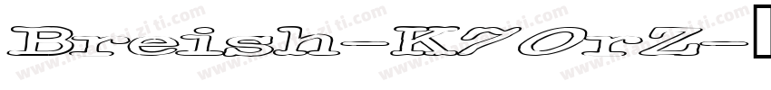 Breish-K70rZ字体转换