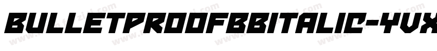 BulletproofBbItalic-YvX8字体转换