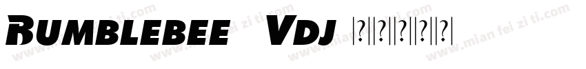 Bumblebee-5Vdj字体转换
