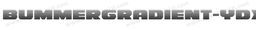 BummerGradient-YDxj字体转换