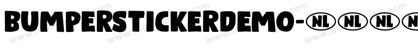 bumperstickerdemo字体转换