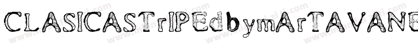 ClasicaStripedByMartaVanEck-GYga字体转换