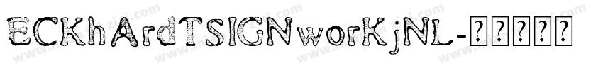 EckhardtSignworkJNL字体转换