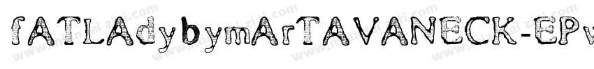 FatLadyByMartaVanEck-ePWe字体转换