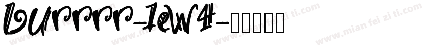 Burrrr-1Ew4字体转换