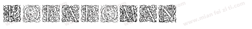 loraroman字体转换