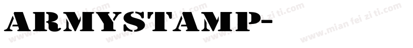 ArmyStamp字体转换