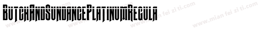 ButchAndSundancePlatinumRegular-5qvv字体转换