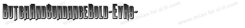 ButchAndSundanceBold-EvR9字体转换