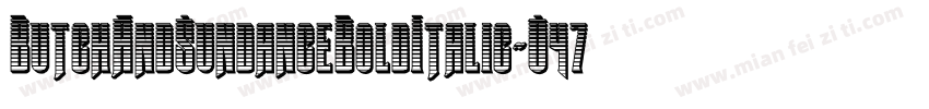 ButchAndSundanceBoldItalic-O47d字体转换