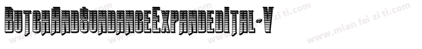 ButchAndSundanceExpandedItal-VZoe字体转换