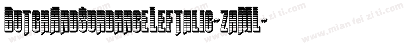 ButchAndSundanceLeftalic-zaML字体转换