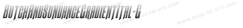 ButchAndSundanceGradientItal-G98A字体转换