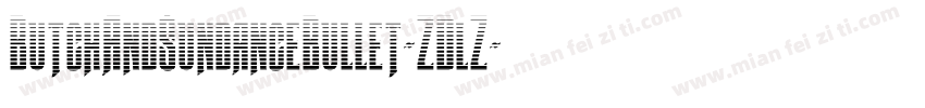 ButchAndSundanceBullet-ZDlZ字体转换