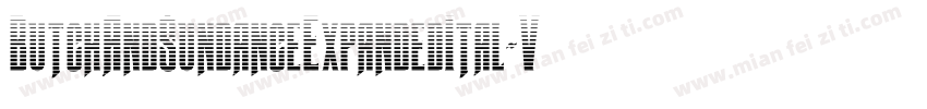 ButchAndSundanceExpandedItal-VZoe字体转换