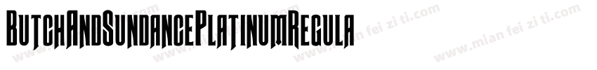 ButchAndSundancePlatinumRegular-5qvv字体转换