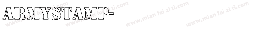 ArmyStamp字体转换