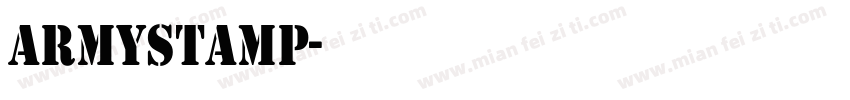 ArmyStamp字体转换