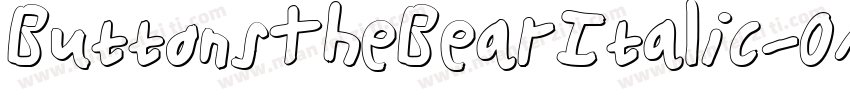 ButtonsTheBearItalic-0AYz字体转换