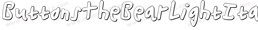 ButtonsTheBearLightItalic-Wn4A字体转换