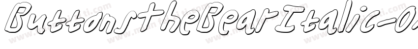 ButtonsTheBearItalic-0AYz字体转换