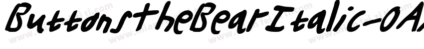 ButtonsTheBearItalic-0AYz字体转换