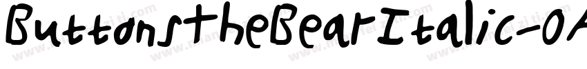 ButtonsTheBearItalic-0AYz字体转换