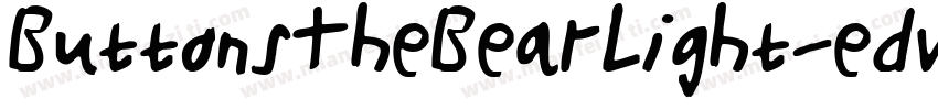 ButtonsTheBearLight-edv3字体转换
